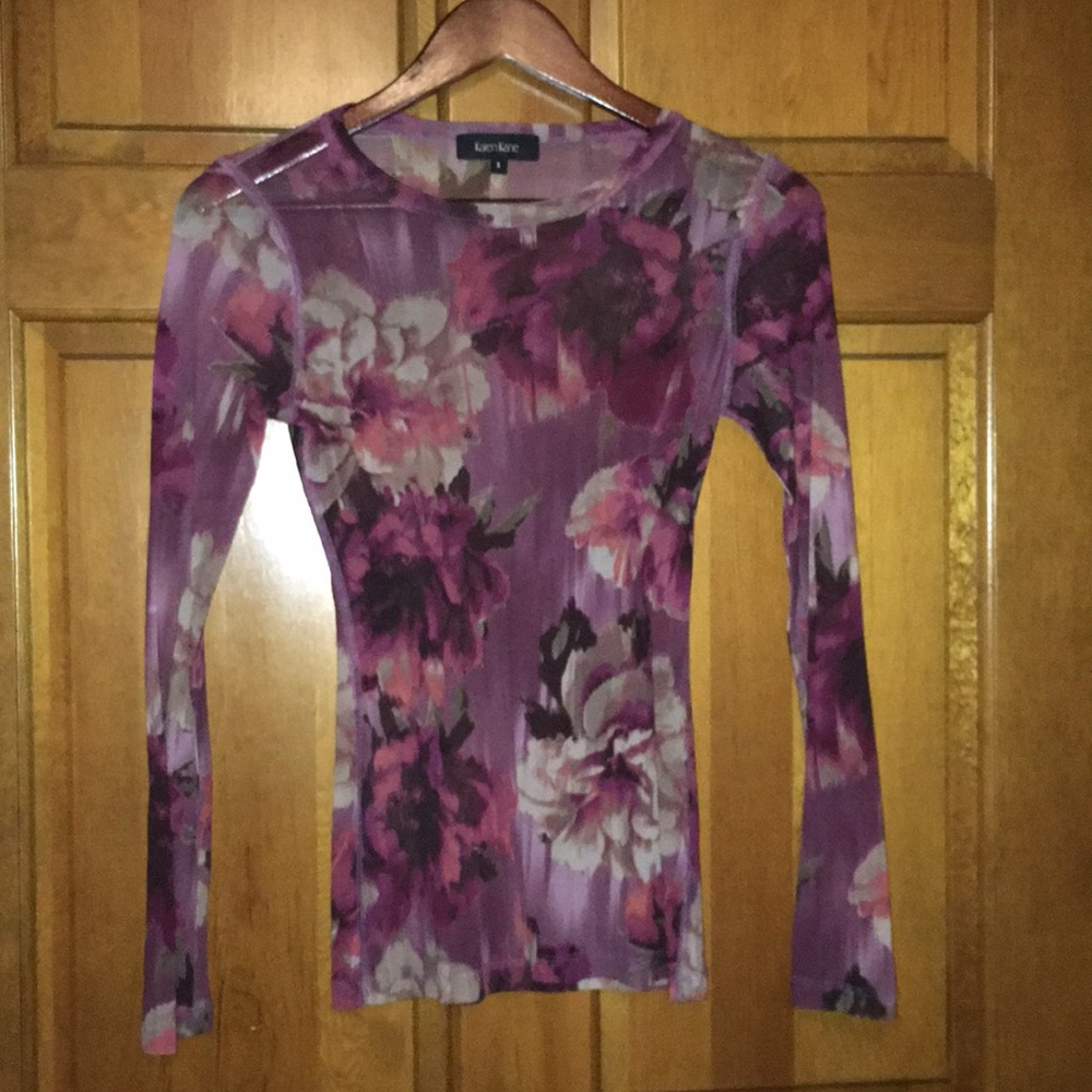 Sheer casual top